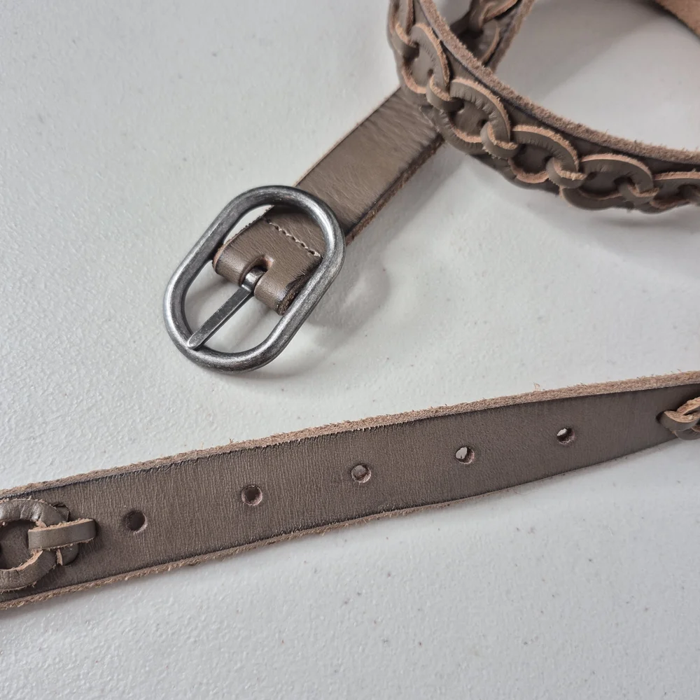 Amsterdam Heritage "Anisa" Skinny Leather Belt - Size S - Picture 5 of 16